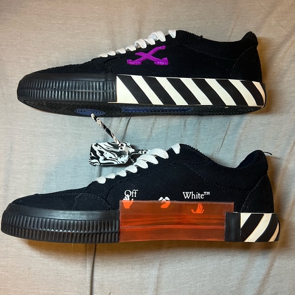 Off-White Other - These are Off White low vulcanized sneakers mens size 11.5